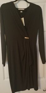NWT Michael Kors Black Long Sleeve Dress